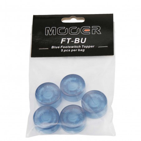 Mooer Candy Footswitch Topper, blue, 5 pcs.