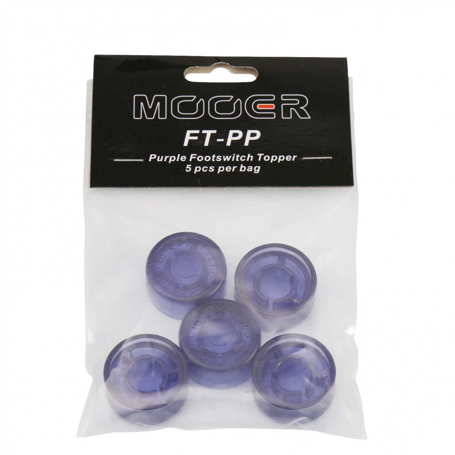 Mooer Candy Footswitch Topper, purple, 5 pcs.