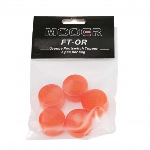 Mooer Candy Footswitch Topper, orange, 5 pcs.