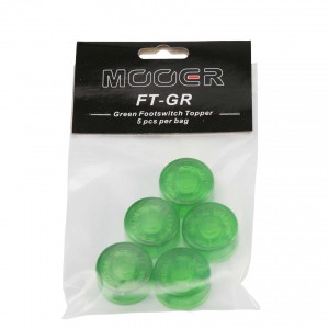Mooer Candy Footswitch Topper, green, 5 pcs.