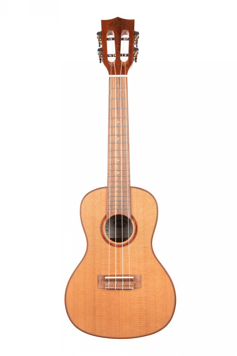 KALA KA-ACP-CTG - Solid Cedar Acacia Concert Ukulele, with Case (UC-C)