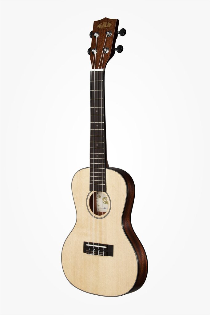 KALA KA-SSTU-C - Solid Spruce Travel Concert Ukulele, with Bag