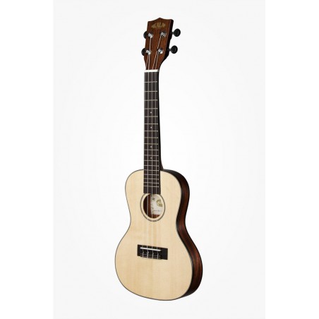 KALA KA-SSTU-C - Solid Spruce Travel Concert Ukulele, with Bag