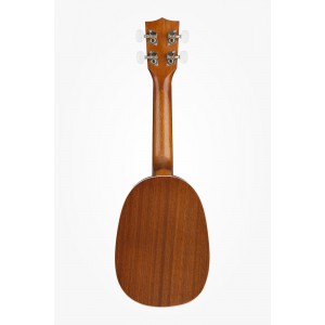 KALA KA-P - Satin Mahogany Soprano Pineapple Ukulele, with Bag (UB-S)