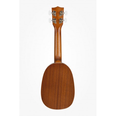 KALA KA-P - Satin Mahogany Soprano Pineapple Ukulele, with Bag (UB-S)