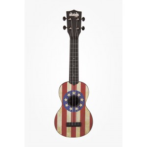 KALA Ukadelic KA-SU-USA - USA Soprano Ukulele, with Tote Bag