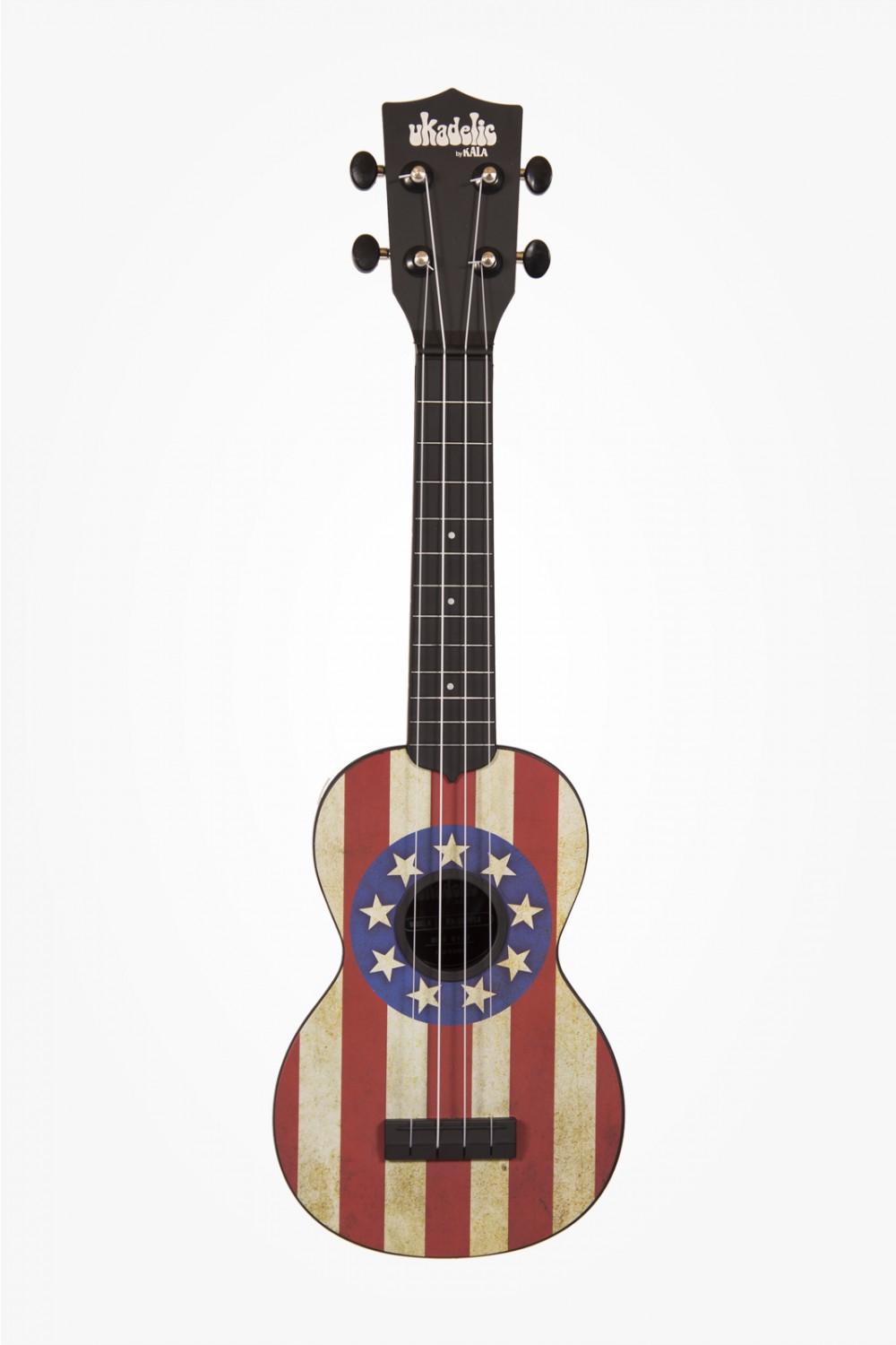 KALA Ukadelic KA-SU-USA - USA Soprano Ukulele, with Tote Bag