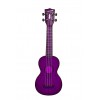 KALA Waterman KA-SWF-PL - Fluorescent Purple Grape Soprano Ukulele, with Tote Bag