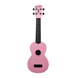 KALA Waterman KA-SWB-PK - Soft Pink Matte Soprano Ukulele, with Tote Bag