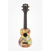 KALA Ukadelic KA-SU-PEACE - Peace Love Soprano Ukulele, with Tote Bag