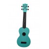 KALA Waterman KA-SWG-BL - Glow-in-the-Dark Aqua Matte Soprano Ukulele, with Tote Bag