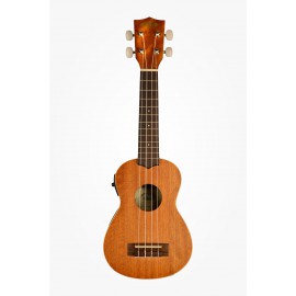 KALA KA-SE - Satin Mahagony Soprano Ukulele, with EQ & Bag (UB-S)