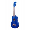 Makala Dolphin MK-SD-MBL - Metallic Blue Soprano Dolphin Ukulele, with Tote Bag