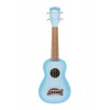 Makala Dolphin MK-SD-LBLBURST - Light Blue Burst Soprano Dolphin Ukulele, with Tote Bag