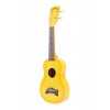 Makala Dolphin MK-SD-YLBURST - Yellow Burst Soprano Dolphin Ukulele, with Tote Bag