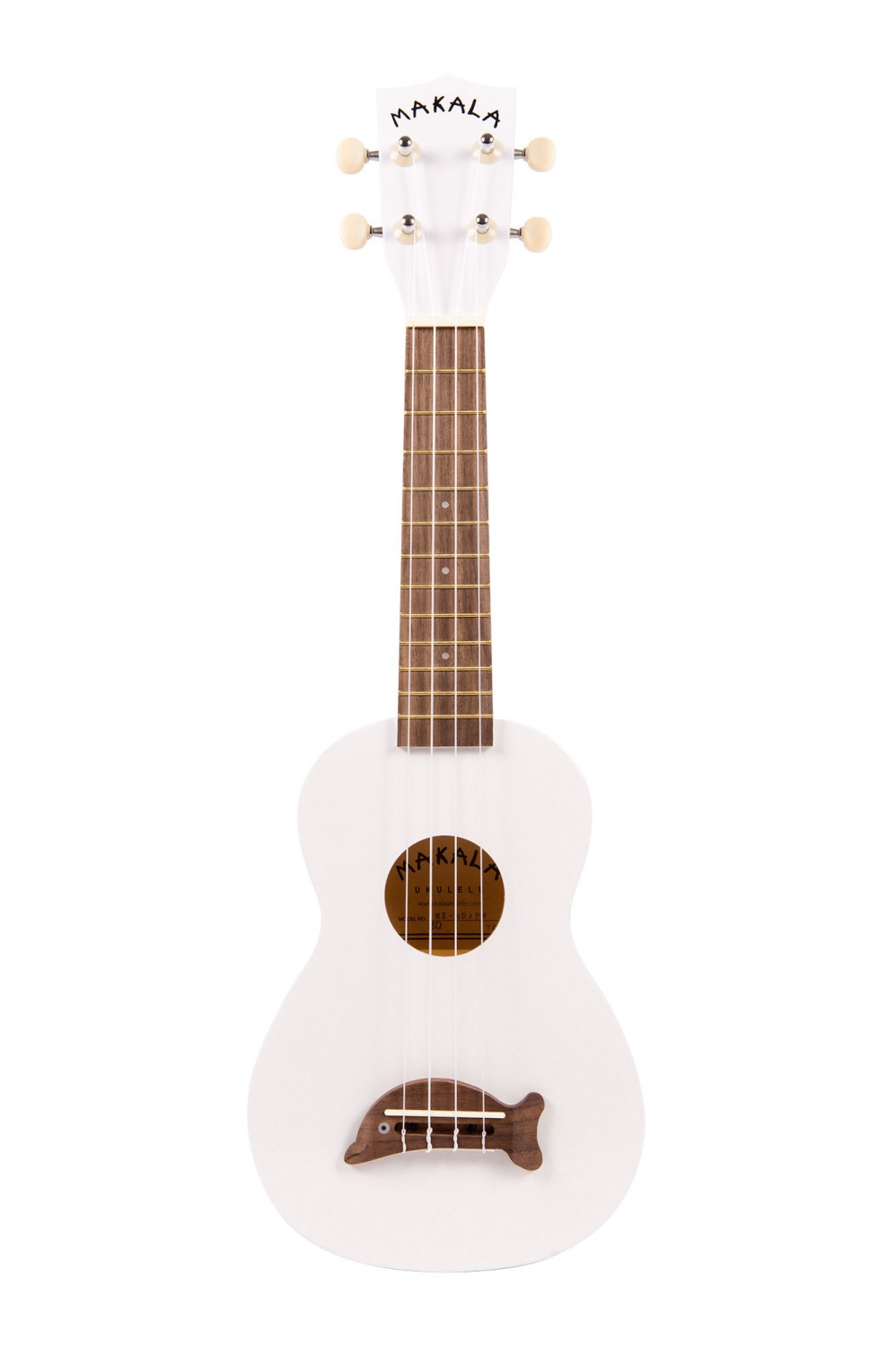 Makala Dolphin MK-SD-PW - Pearl White Soprano Dolphin  - ukulele sopranowe