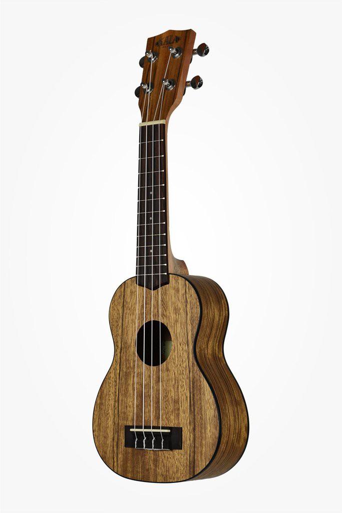 KALA KA-PWS - Pacific Walnut Soprano Ukulele, with Bag (UB-S)