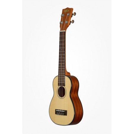 KALA KA-SSLNG - Solid Spruce Mahogany Long Neck Soprano Ukulele, with Bag (UB-S)