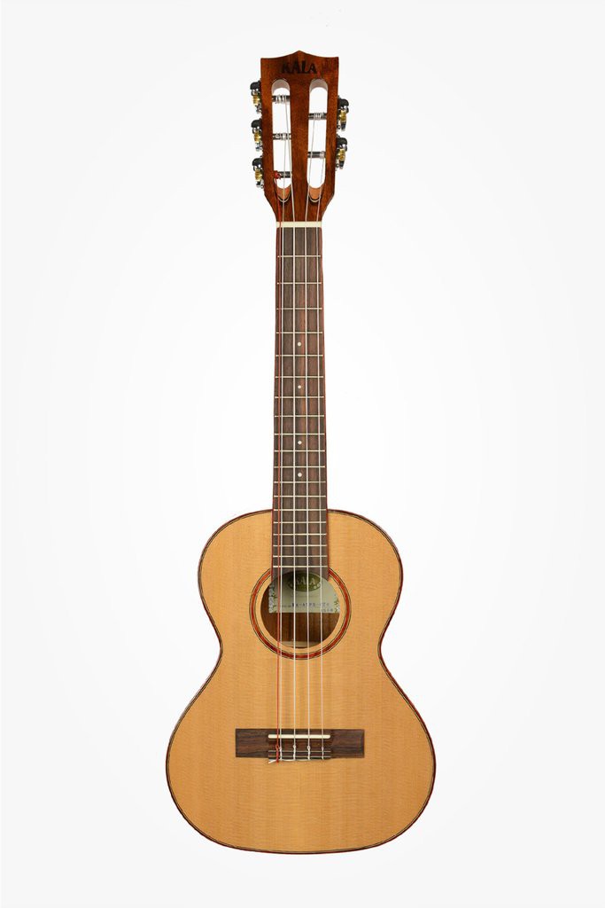 KALA KA-APT5-CTG - Solid Cedar Acacia 5-String Tenor Ukulele, with Case (UC-T)