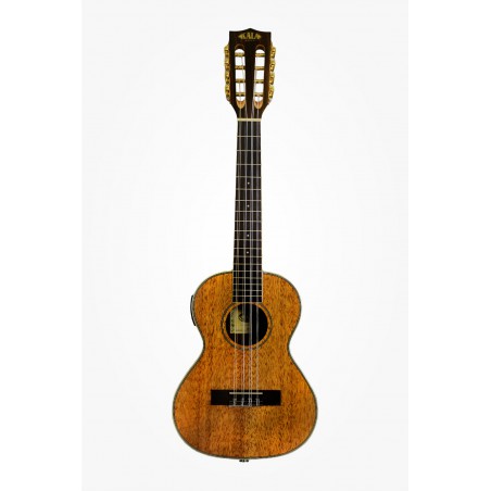 KALA KA-8E - Satin Mahogany 8-String Tenor Ukulele, with EQ & Bag (UB-T)