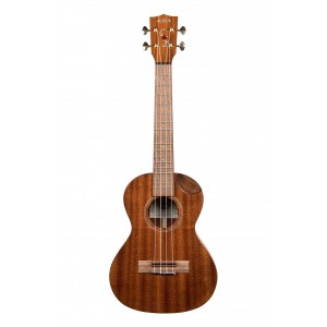 KALA KA-SMHT-SC - Solid Mahogany Scallop Tenor Ukulele, with Scallop Cutaway & Case (UC-T)