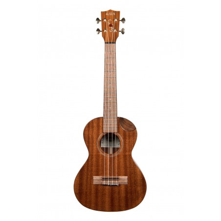 KALA KA-SMHT-SC - Solid Mahogany Scallop Tenor Ukulele, with Scallop Cutaway & Case (UC-T)