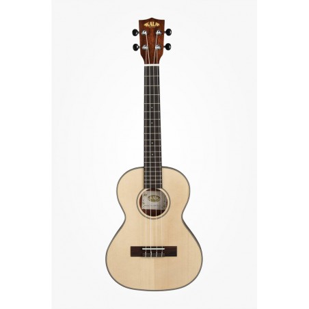 KALA KA-SSTU-T - Solid Spruce Travel Tenor Ukulele, with Bag