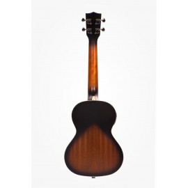 KALA KA-JTE/2TS - Tobacco Burst Archtop Tenor Ukulele, with EQ & Case (UC-T)