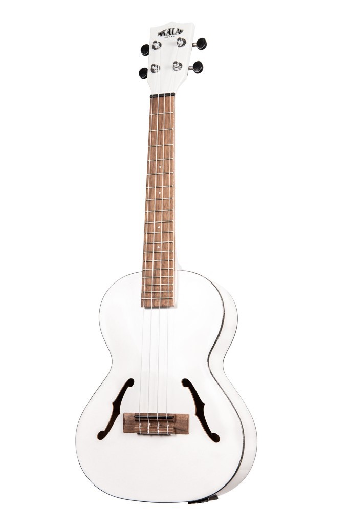 KALA KA-JTE/MTW - Metallic White Archtop Tenor Ukulele, with EQ & Case (UC-T) KALA KA-JTE/MTW - Metallic White Archtop Tenor Ukulele, with EQ & Case (UC-T)