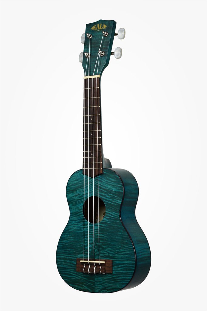 KALA KA-SEMB - Blue Exotic Mahogany Soprano Ukulele, with Bag (UB-S)