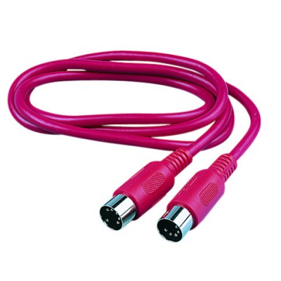 Reloop DIN 5P / DIN 5P 5.0 m red Reloop DIN 5P / DIN 5P 5.0 m red