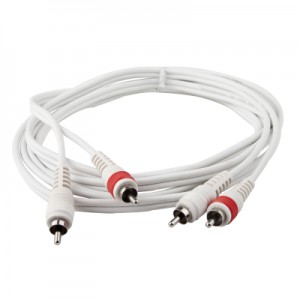 Reloop Kabel 2 RCA M/ 2 RCA M 6,0m white