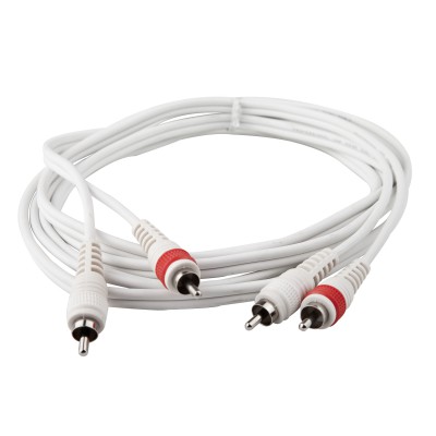 Reloop Kabel 2 RCA M/ 2 RCA M 6,0m white