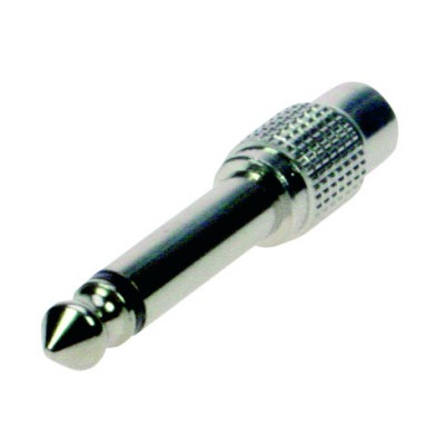 Reloop Adaptor Mono 6.3 mm Jack M / RCA Reloop Adaptor Mono 6.3 mm Jack M / RCA