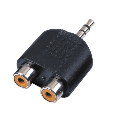 Reloop Adapter 2 x RCA F / 1 x 3,5mm Jack Reloop Adapter 2 x RCA F / 1 x 3,5mm Jack