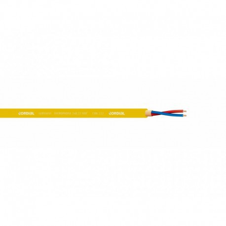 Cordial CMK222 YELLOW - kabel mikrofonowy (1m)