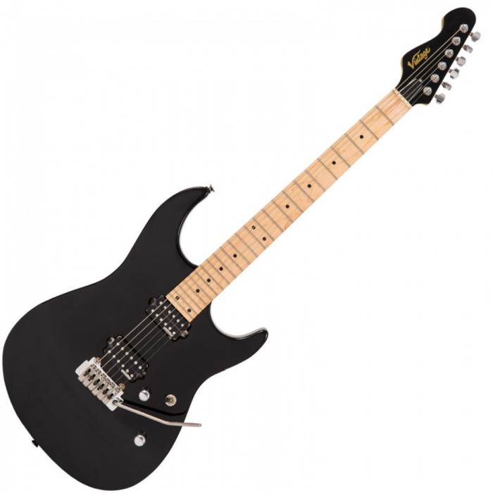 Vintage V6M24BK - Electric Guitar Boulevard Black Vintage V6M24BK - gitara elektryczna