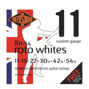 Roto R11-54 - 6 strun Whites [11-54] niklowane