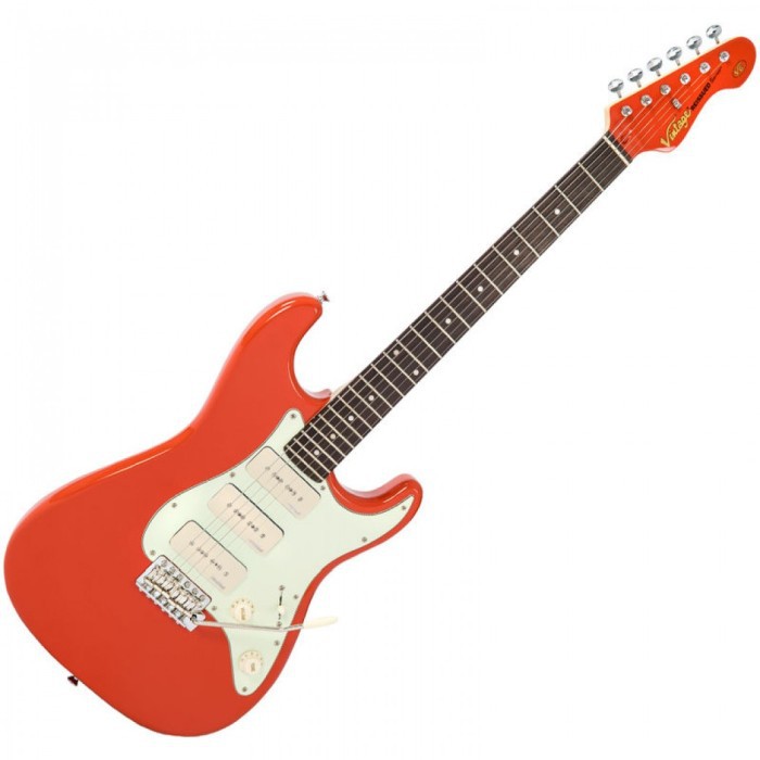 Vintage V6PFR - Electric Guitar Firenza Red Vintage V6PFR - Electric Guitar Firenza Red