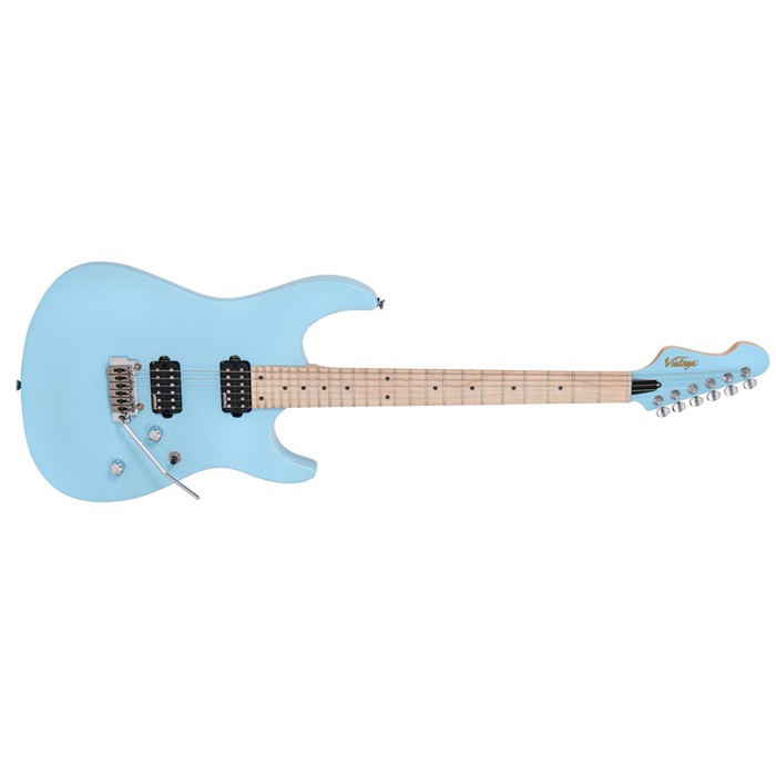 Vintage V6M24LB - Electric Guitar Laguna Blue