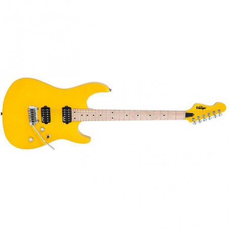 Vintage V6M24DY - Electric Guitar Daytona Yellow