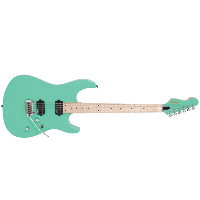 Vintage V6M24VG - Electric Guitar Ventura Green