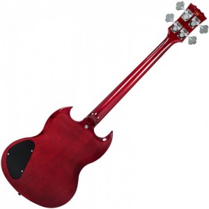 Vintage VS4CR - Bass Guitar Cherry Red