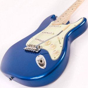Vintage V6JVCAB - Electric Guitar Candy Apple Blue